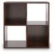 Glosmount Cherry and Light Brown Four Cube Organizer