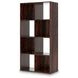 Glosmount Cherry and Light Brown Eight Cube Organizer