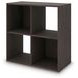 Piperton Charcoal Four Cube Organizer