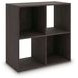 Piperton Charcoal Four Cube Organizer
