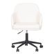 Sydney Cream Upholstered Swivel Desk Chair