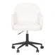 Sydney Cream Upholstered Swivel Desk Chair
