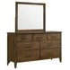 Andover Walnut 7 Drawer Dresser