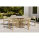 Sedona Natural Round Outdoor Dining Room Set