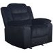 Willow Black Living Room Set with Dual Recliner