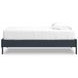 Simmenfort Matte Navy Twin Platform Bed