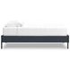 Simmenfort Matte Navy Twin Platform Bed