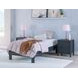 Simmenfort Matte Navy Twin Platform Bed