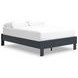Simmenfort Matte Navy Full Platform Bed