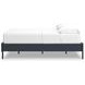 Simmenfort Matte Navy Full Platform Bed