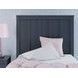 Simmenfort Matte Navy Blue Twin Panel Headboard