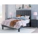 Simmenfort Matte Navy Blue Full Panel Headboard