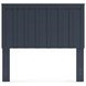 Simmenfort Matte Navy Blue Full Panel Headboard