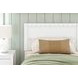 Hallityn Matte White Twin Panel Headboard