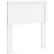 Hallityn Matte White Twin Panel Headboard