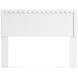 Hallityn Matte White Full Panel Headboard