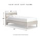 Socalle Natural Twin Platform Bed