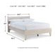 Socalle Natural Full Platform Bed