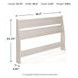 Socalle Light Natural Full Panel Headboard