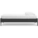 Socalle Matte Black Twin Platform Bed