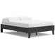 Socalle Matte Black Full Platform Bed