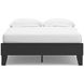 Socalle Matte Black Full Platform Bed
