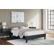Socalle Matte Black Queen Platform Bed