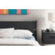 Socalle Matte Black Full Panel Headboard