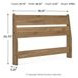 Deanlow Honey Full Panel Headboard
