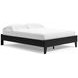 Finch Matte Black Queen Platform Bed