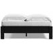 Finch Matte Black Queen Platform Bed