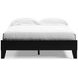 Finch Matte Black Queen Platform Bed