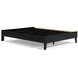 Finch Matte Black Queen Platform Bed