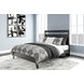 Finch Matte Black Queen Panel Headboard