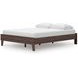 Calverson Mocha Platform Queen Bed