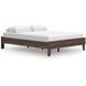 Calverson Mocha Platform Queen Bed