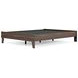 Calverson Mocha Platform Queen Bed