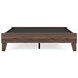 Calverson Mocha Platform Queen Bed