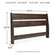 Calverson Mocha Queen Panel Headboard