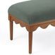 Oodle Green Performance Fabric Upholstered Accent Bench