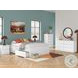 Onita White Queen Platform Bed with 1 Side Storage