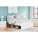 Onita White Full Panel Headboard
