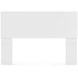 Onita White Full Panel Headboard
