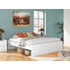 Onita White King Platform Bed