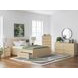 Onita Natural Panel Storage Platform Bedroom Set with 2 Drawers