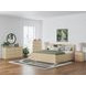 Onita Natural Panel Storage Platform Bedroom Set with 2 Drawers