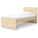 Onita Natural Twin Panel Platform Bed