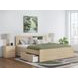 Onita Natural Panel Storage Platform Bedroom Set with 2 Drawers