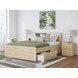 Onita Natural Full Panel Platform Storage Bed with 4 Drawers