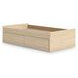 Onita Natural Youth Platform Storage Bedroom Set with 2 Drawers